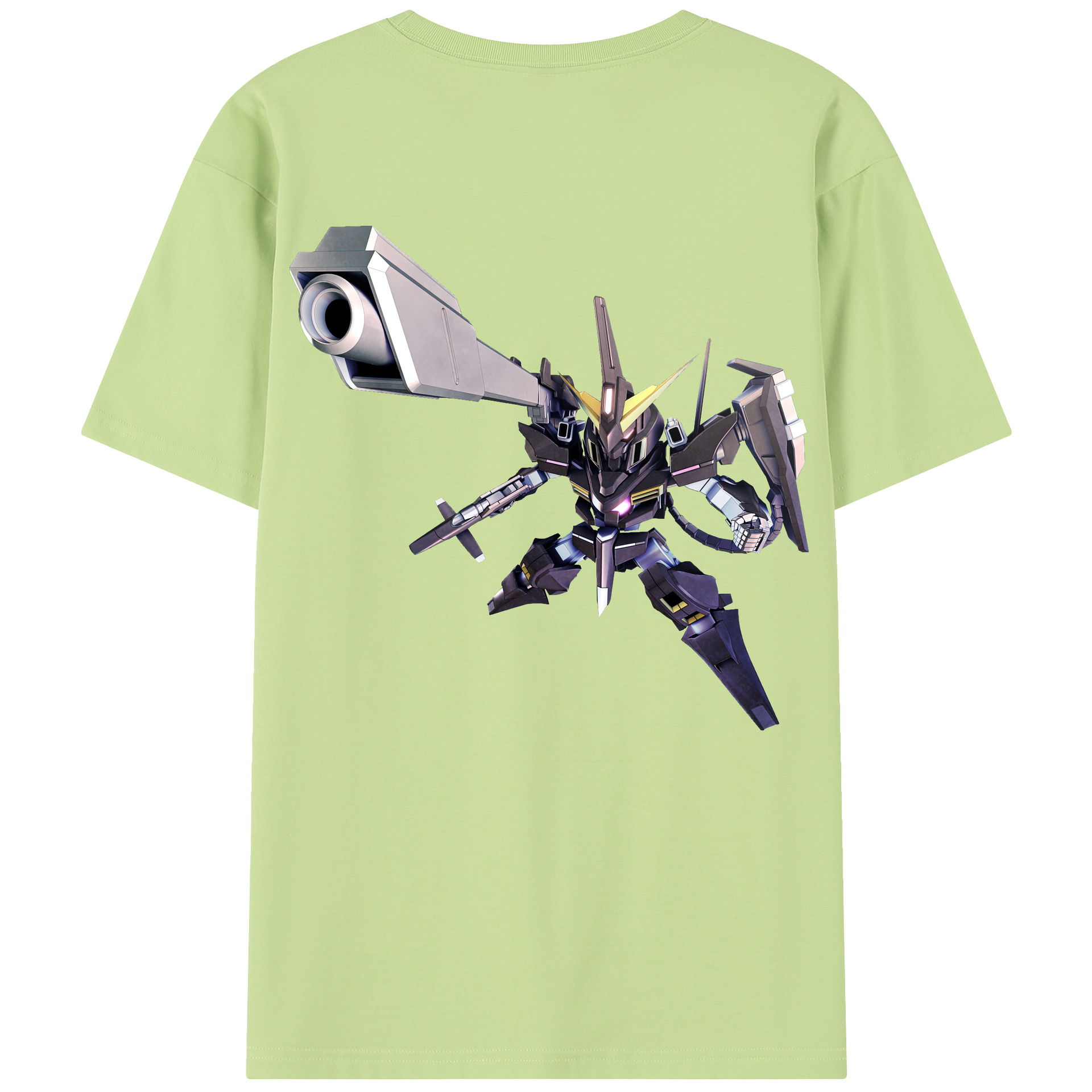 （画像用） 機動戦士ガンダム Mobile Suit Gundam 綿100％半袖Tシャツ（背面プリント）